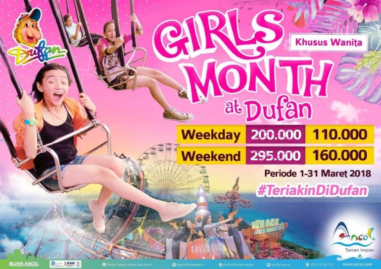 promo Girls Month at Dufan
