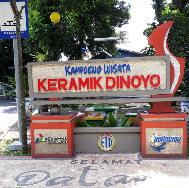Ikon Kampoeng Wisata Keramik Dinoyo/Dokumentasi Pribadi