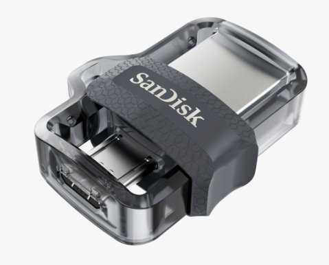 SanDisk Ultra Dual Drive m3.0 saat ditutup (Gambar Sandisk.com)