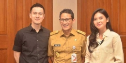 Wakil Gubernur Jakarta mengadakan nonton bareng Film Takut Kawin beberapa hari lalu (KapanLagi.com)