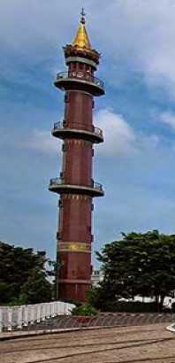 Menara MAsjid Agung Palembang (sumber google)