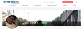 Halaman Profil Zainal Tahir