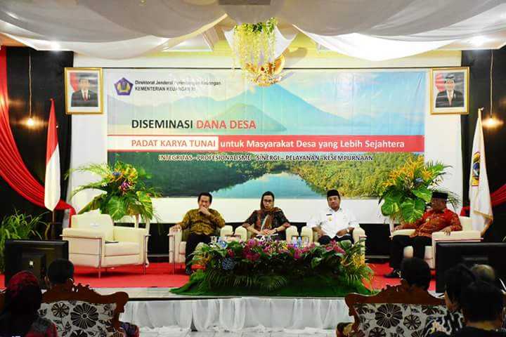 Diseminasi Dana Desa yang diselenggarakan Pemerintah Kota Tidore Kepulauan pada Bulan Maret 2018 (Dok. Pribadi)
