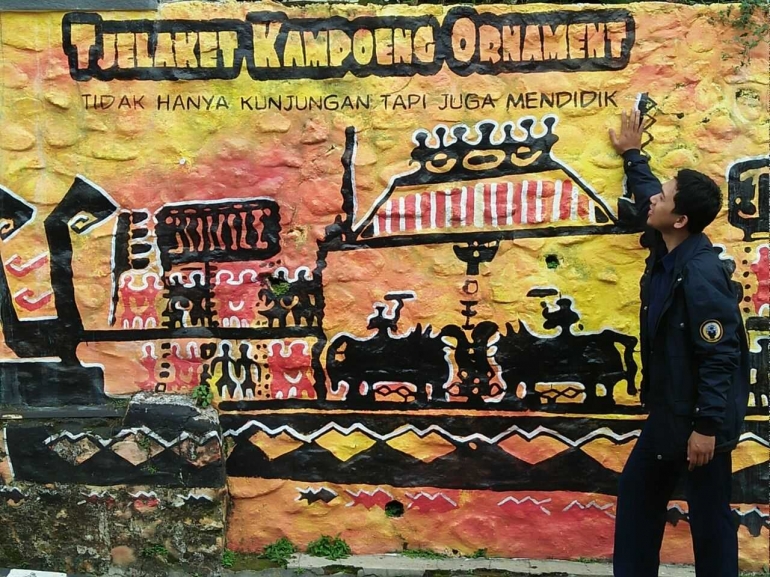 Motto Claket Kampung Ornamen Batik (Dok.pribadi)