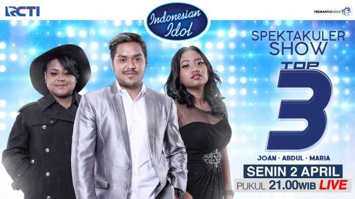 Top 3 Indonesian Idol 2018 (foto:Tribunnews)