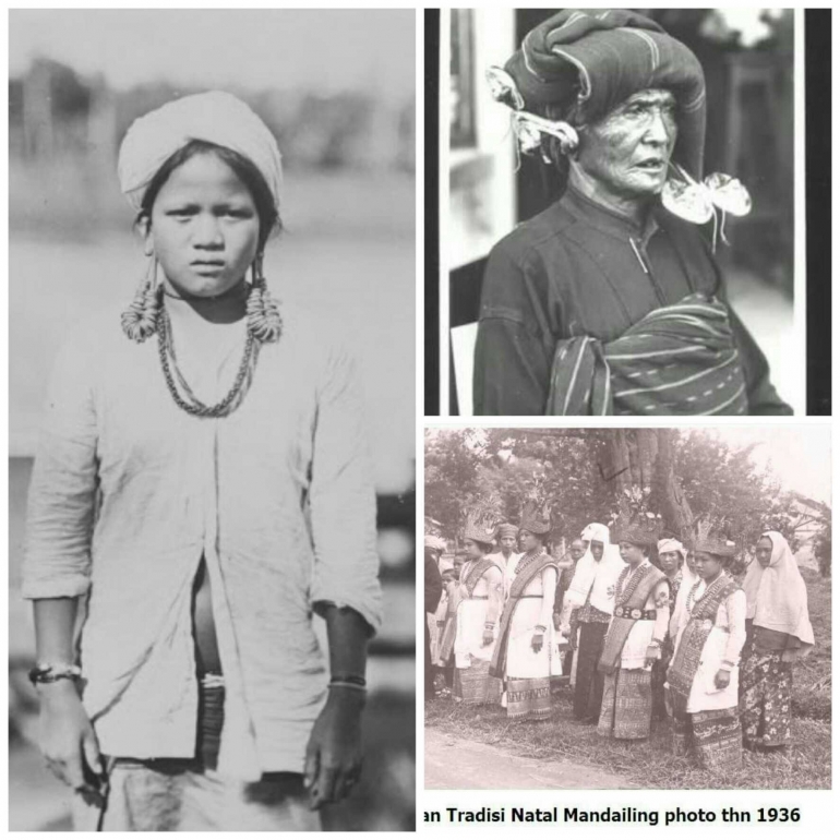 Tradisi menutup/membungkus rambut dalam bingkai tradisi wanita Dayak, wanita Karo dan wanita Mandailing (dari berbagai sumber melalui penelusuran google)