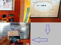 Pembayaran tiket Railink melalui ATM Danamon- dokpri