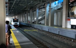 Railink Bandara Soetta tiba -dokpri