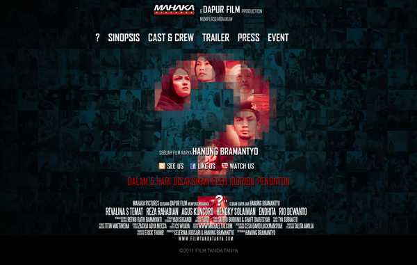 Poster Tanda Tanya (sumber:kangharris.com)