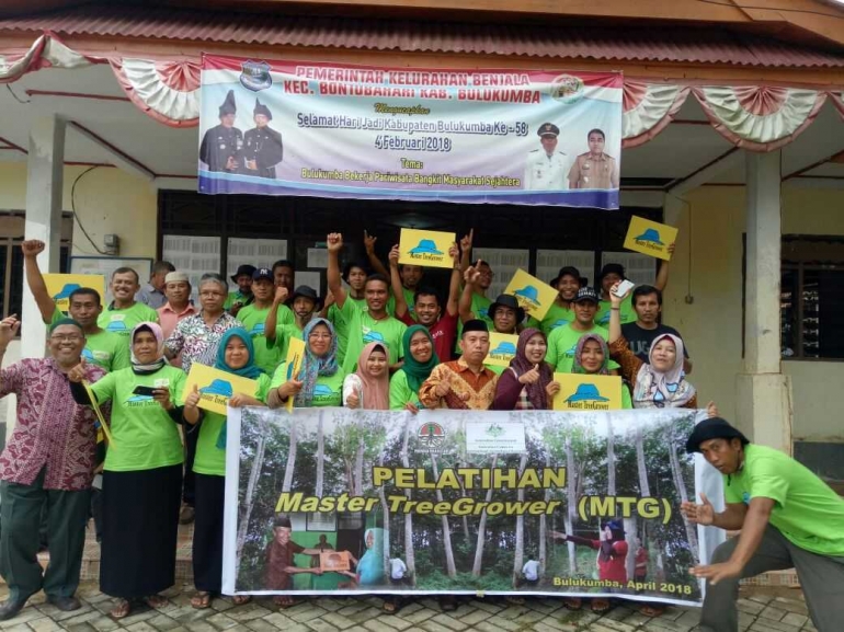 Peserta pelatihan MTG di kelurahan Benjala, Kabupaten Bulukumba (sumber: Nur Hayati)