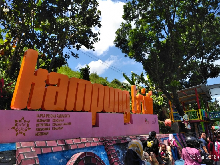 Landmark Kampung tridi (sumber : pribadi)