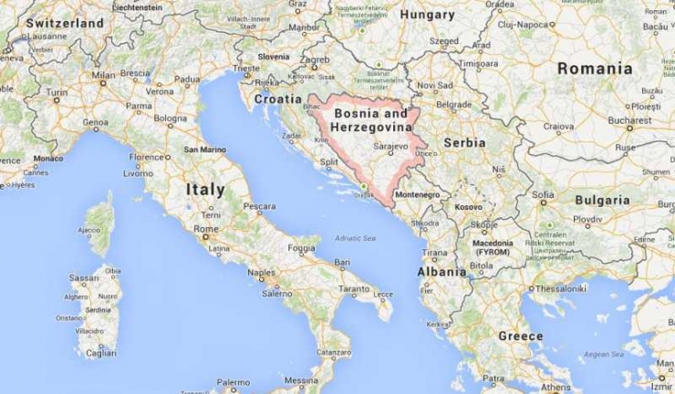 Peta Negara Bosnia-Herzegovina/http://seafoodnet.info