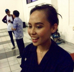 Salah satu siswa FA di GITC Salsha Diana Solin (foto dokumentasi pribadi)