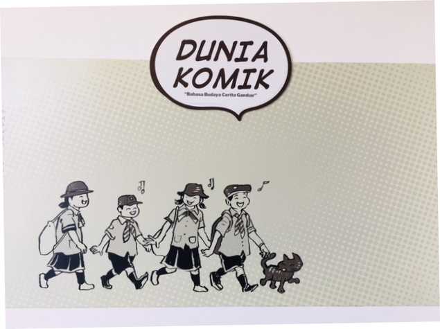 Komik-komik menghibur di Pameran Dunia Komik yang diadakan di Galeri Nasional Indonesia, Jakarta. (Foto: BDHS)