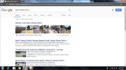 Gambar 1 : Dokumentasi artikel tentang Banjir Ciledug Cirebon di Kompasiana yang ketika di kolom pencarian diketik 
