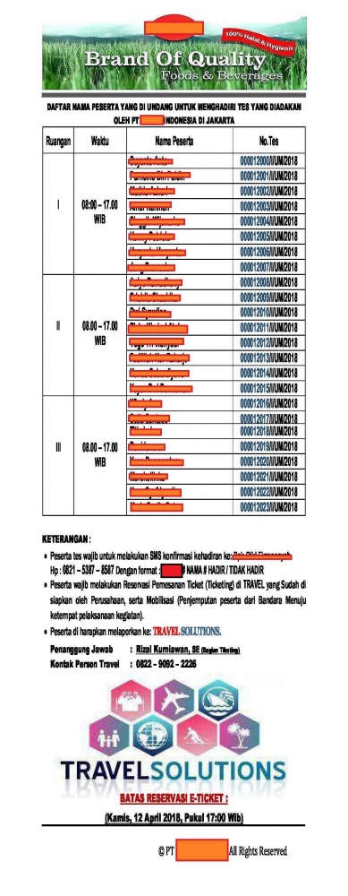 Waspada Penipuan Abaikan Undangan Interview Yang
