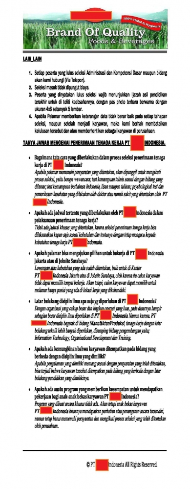 Waspada Penipuan Abaikan Undangan Interview Yang