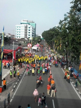 Suasana Car Free Day Jl.TomangRaya Jakarta Barat