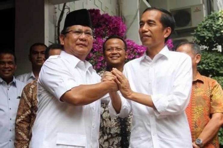 Jokowi dan Prabowo, sumber gambar: kompas.com