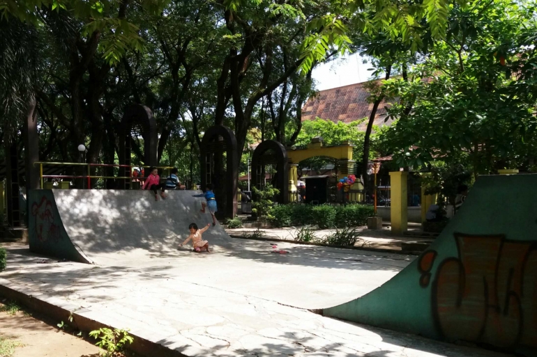 Bermain di skate park 1 | dokumen pribadi