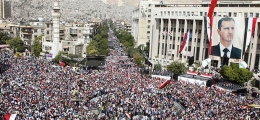 Rakyat Suriah turun ke jalan (Dokumentasi Reuters)