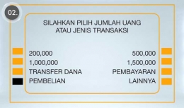 Pembayaran via ATM (sumber: www.danamon.co.id)