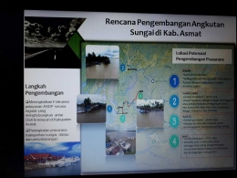 Rencana pengembangan angkutan sungai di Kabupaten Asmat (Ft. presntasi kemenhub)