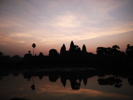 Sunrise di kawasan Angkor Wat (dok.pribadi)
