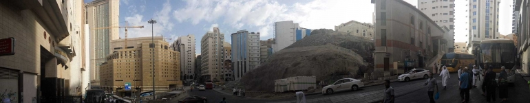 View pemandangan 180 derajat dari hotel di Makkah | Sumber: Dok. Pribadi