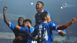 Selebrasi pemain Persib (Foto Liga-indonesia.id)