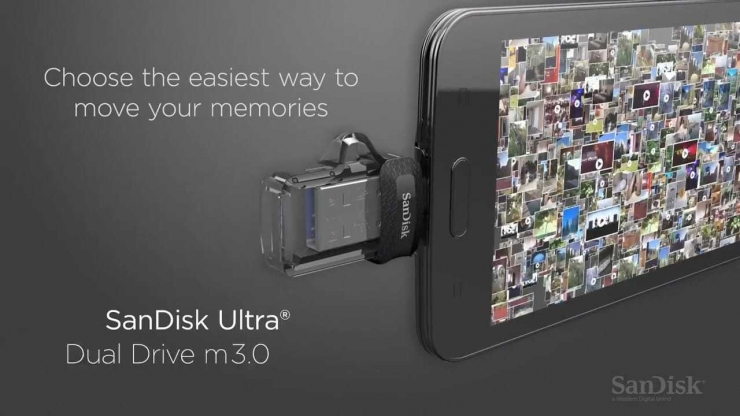 Solusi memori HP penuh dengan SanDisk Ultra Dual Drive m3.0 | sumber: Youtube.com
