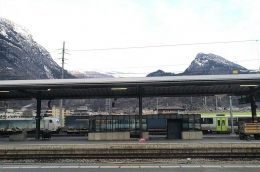 Brig, Stasiun di perbatasan Swiss - Italia.(dokpri)