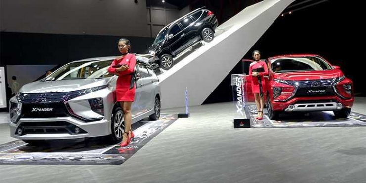 Mitsubishi Motor di IIMS 2018 /biz.kompas.com