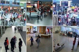 Pembunuhan Kim Jong Nam terekam CCTV bandar udara internasional Kuala Lumpur. (Foto: nyt.com)