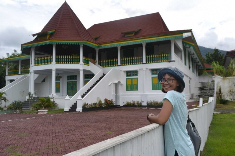 Halaman Kedaton Kesultanan Tidore. | Foto oleh IVANA FRISILIA