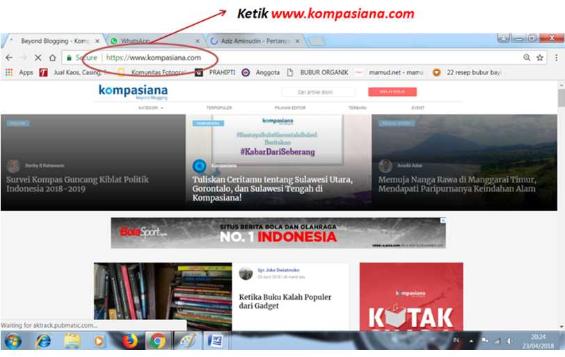 Cara Mulai Menulis Pertama Di Kompasiana Halaman 1 - Kompasiana.com