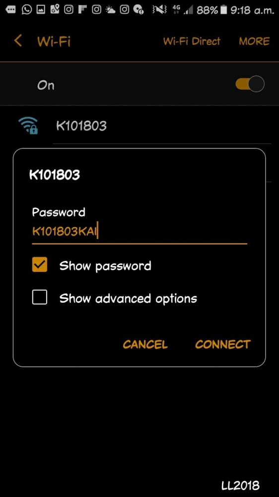 Wi-Fi on board. Sudah benar passwordnya, berhasil terhubung, tetapi tidak bisa dipakai buka internet (dok. pribadi)