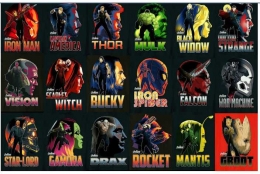 Dskripsi : Akan banyak super heroes yang hadir dalam film Avangers : Infinity war I Sumber Foto : highsnobiety.com