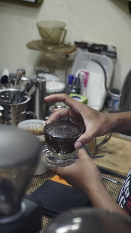 Kopi tubruk susu robusta. Dok. Kedai Kopi Tjap Giling