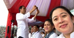 Jokowi-Puan (Tribunnews)