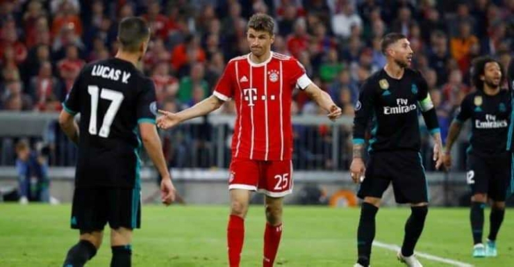 Di Bernabeu, Thomas Muller dkk akan menghadapi 'kutukan' kala bersua Real Madrid di semifinal kedua Liga Champions, Rabu (2/5) dini hari nanti/bezqo.com
