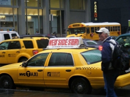 Taxi kuning khas New York (dok. pribadi)