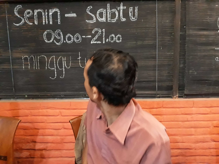 Jam Buka Warung Spesialis Geprek (Warung OmBoy)|Dok. Pribadi