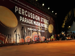 Percussion Street, Parade Musik Patrol di Simpang Balapan, Malang (06 Mei 2018)|Dok. Pribadi