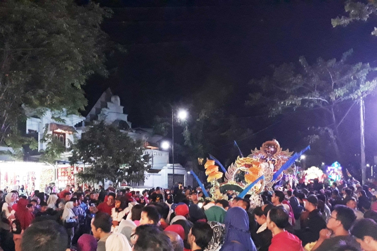 Suasana Parade Musik Patrol di Simpang Balapan, Jl. Ijen, Malang|Dok. Pribadi