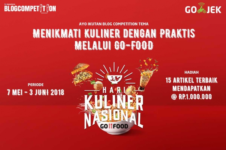 Ikut blog competition dalam rangka Hari Kuliner Nasional GO-FOOD