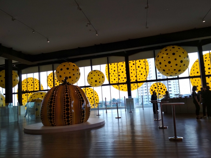 Balon balon Yayoi Kusama (dok. Pri)