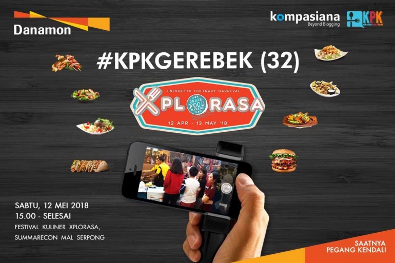 #KPKGerebek (32), Icip-icip Kuliner di XploRasa 2018 Summarecon Mal Serpong. (DOK K)