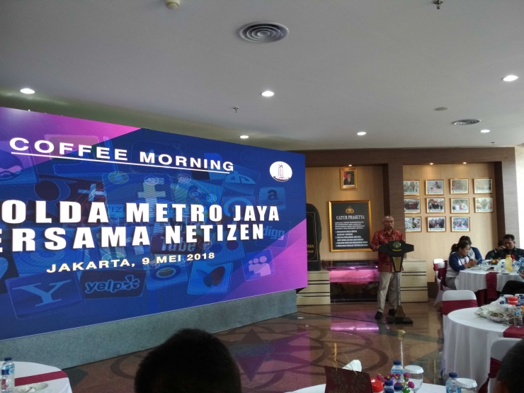 Coffee morning Polda Metro Jaya bersama netizen (dok. Pri) 