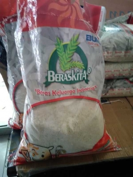 komoditas beras Bulog dengan brand BerasKITA (dok.pribadi)